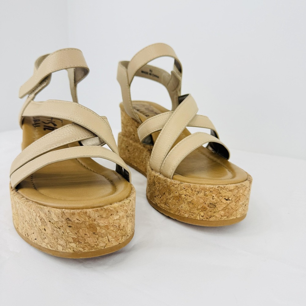 Blowfish Malibu Platform Wedge Sandals Size 8.5 Strappy Ankle Comfort Casual - Picture 8 of 11